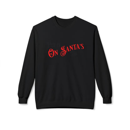 Unisex Santa's Beer Tab Midweight Crewneck Sweatshirt