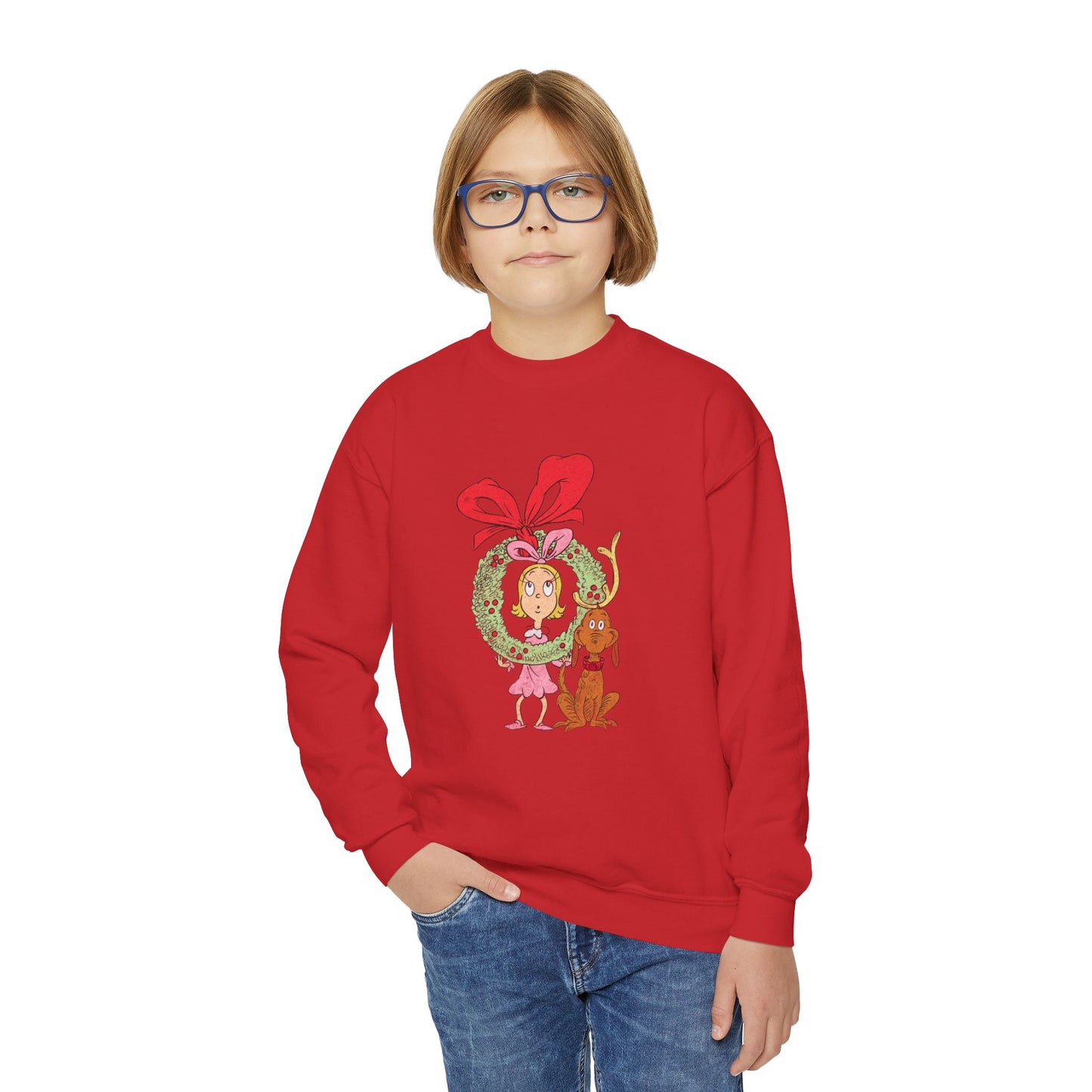 Cindy Lou Youth Crewneck Sweatshirt
