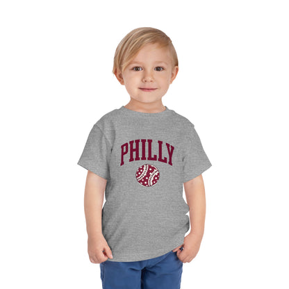 PHILLY Baseball Toddler Short Sleeve Tee