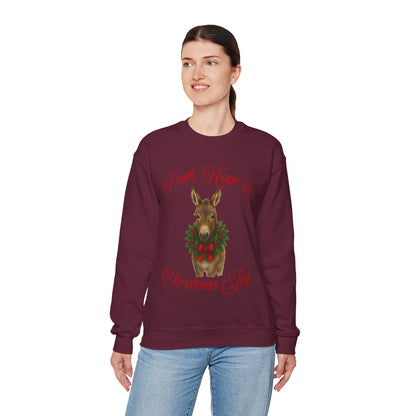 Donkey Christmas Sweatshirt