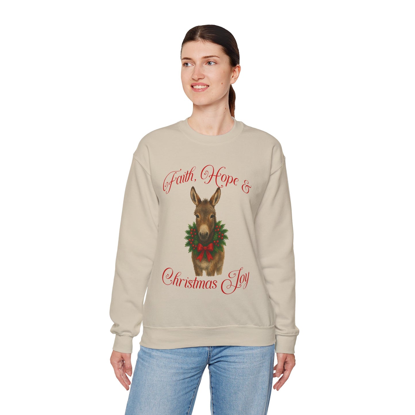 Donkey Christmas Sweatshirt