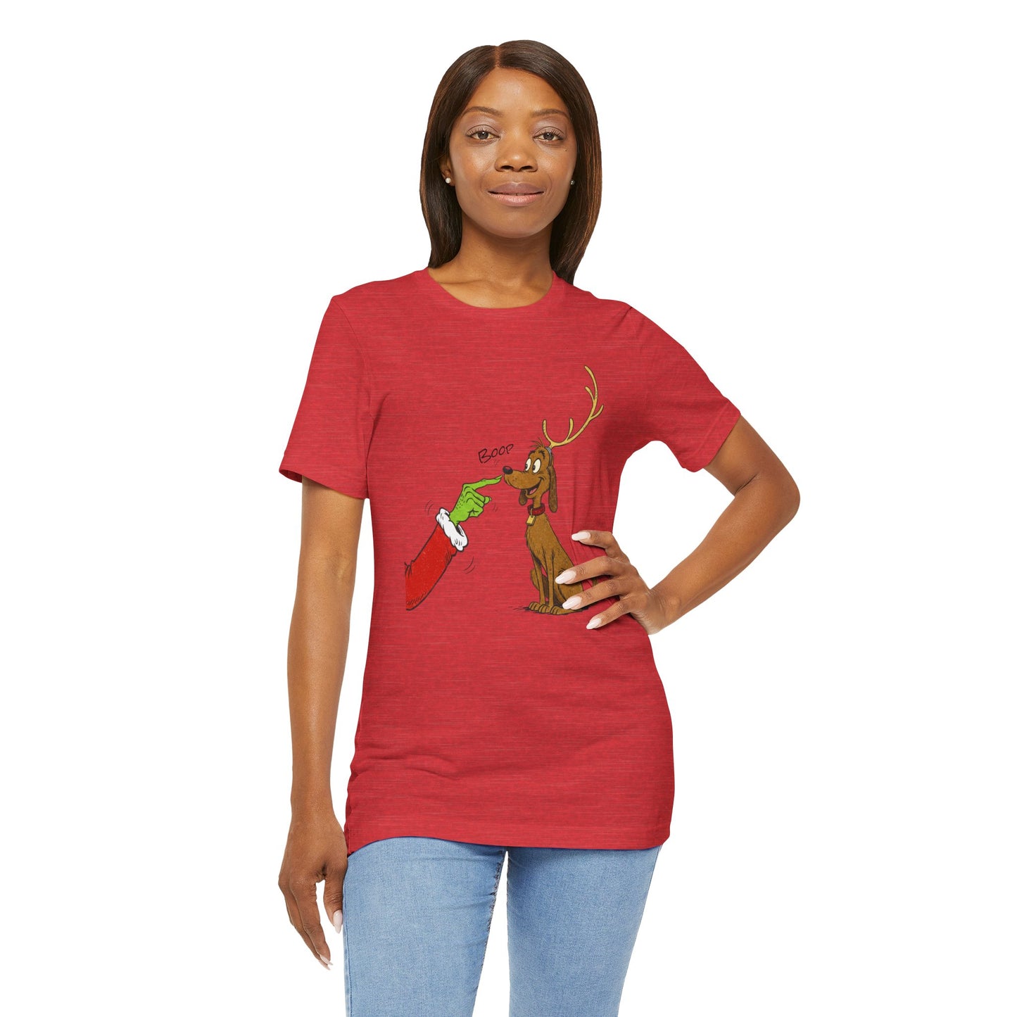 Grinch Boop Unisex Jersey Short Sleeve Tee