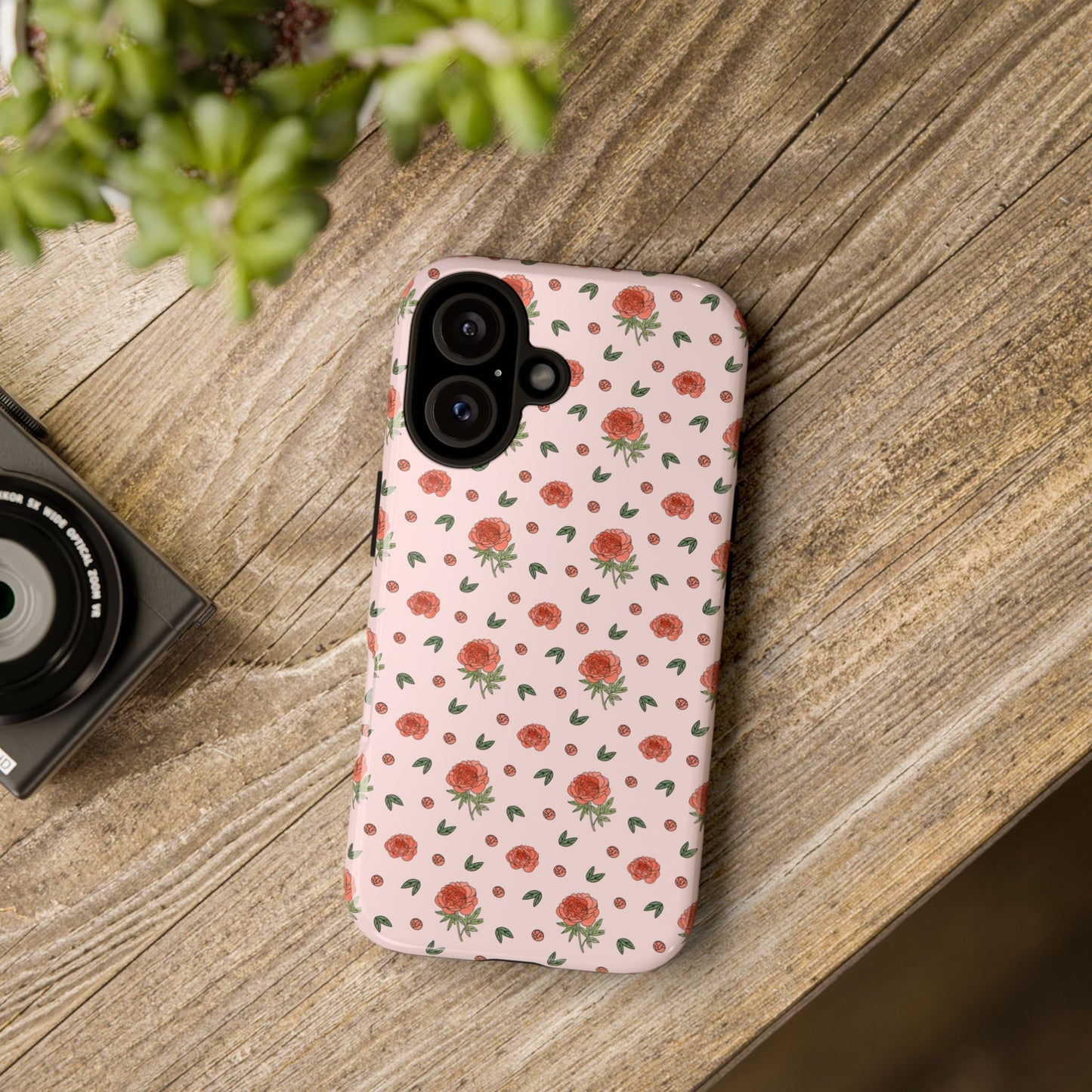 Peony Collage Phone Case