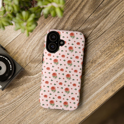 Peony Collage Phone Case