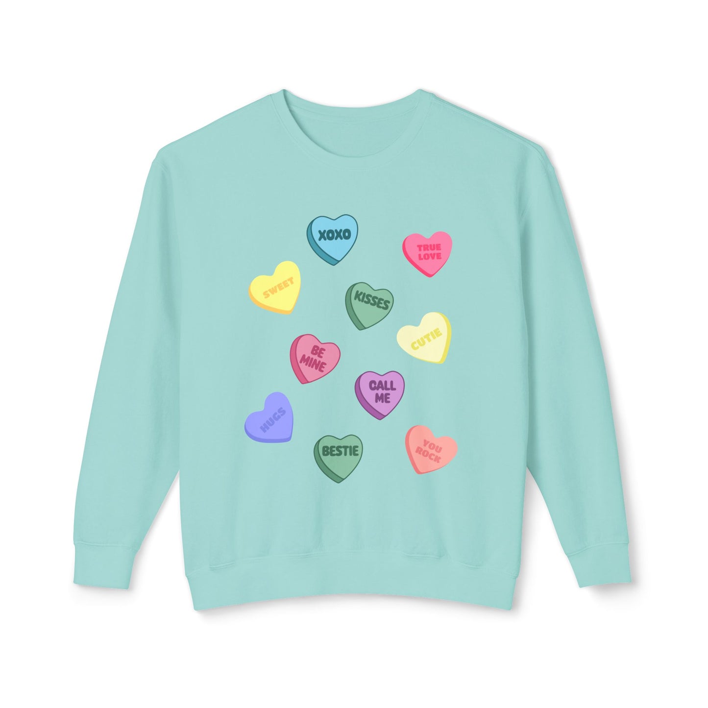 Candy Heart Crewneck Sweatshirt