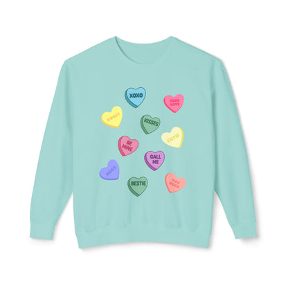 Candy Heart Crewneck Sweatshirt