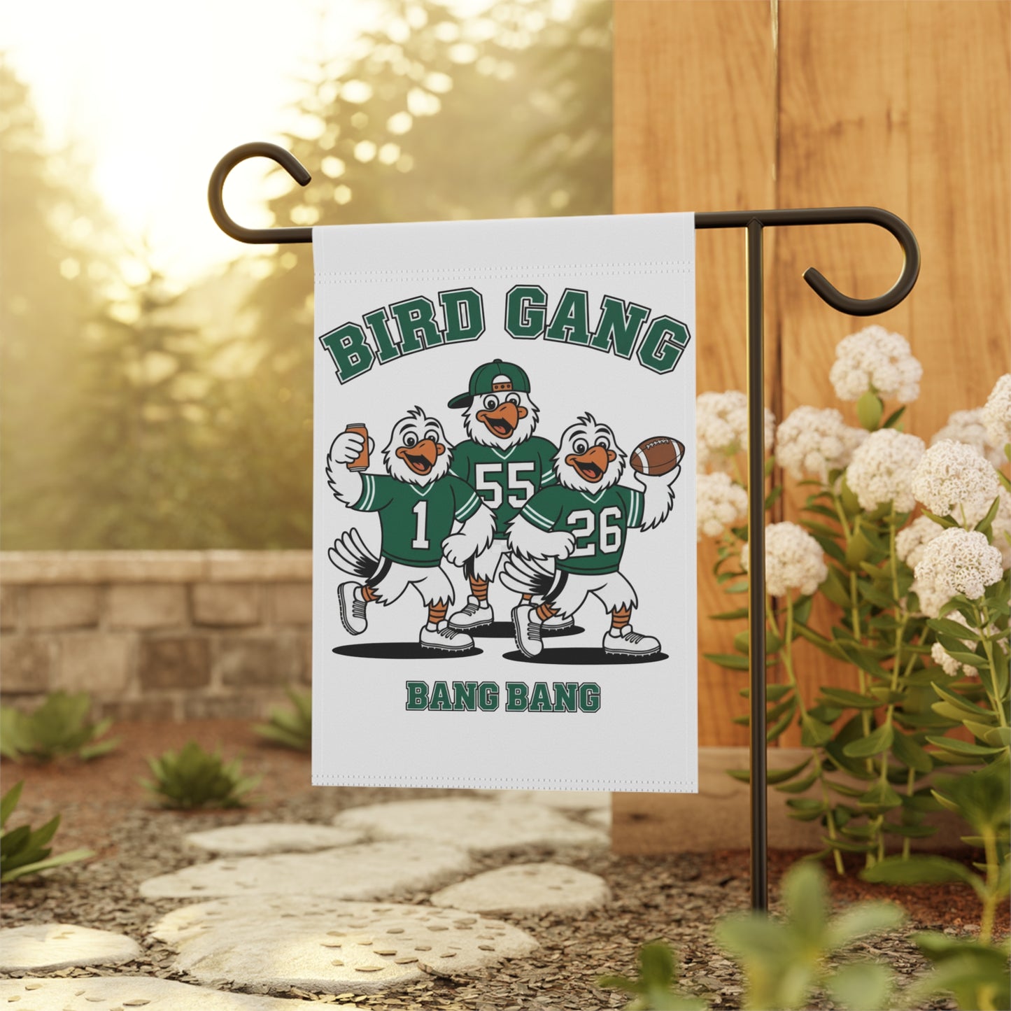 Bird Gang Garden & House Banner