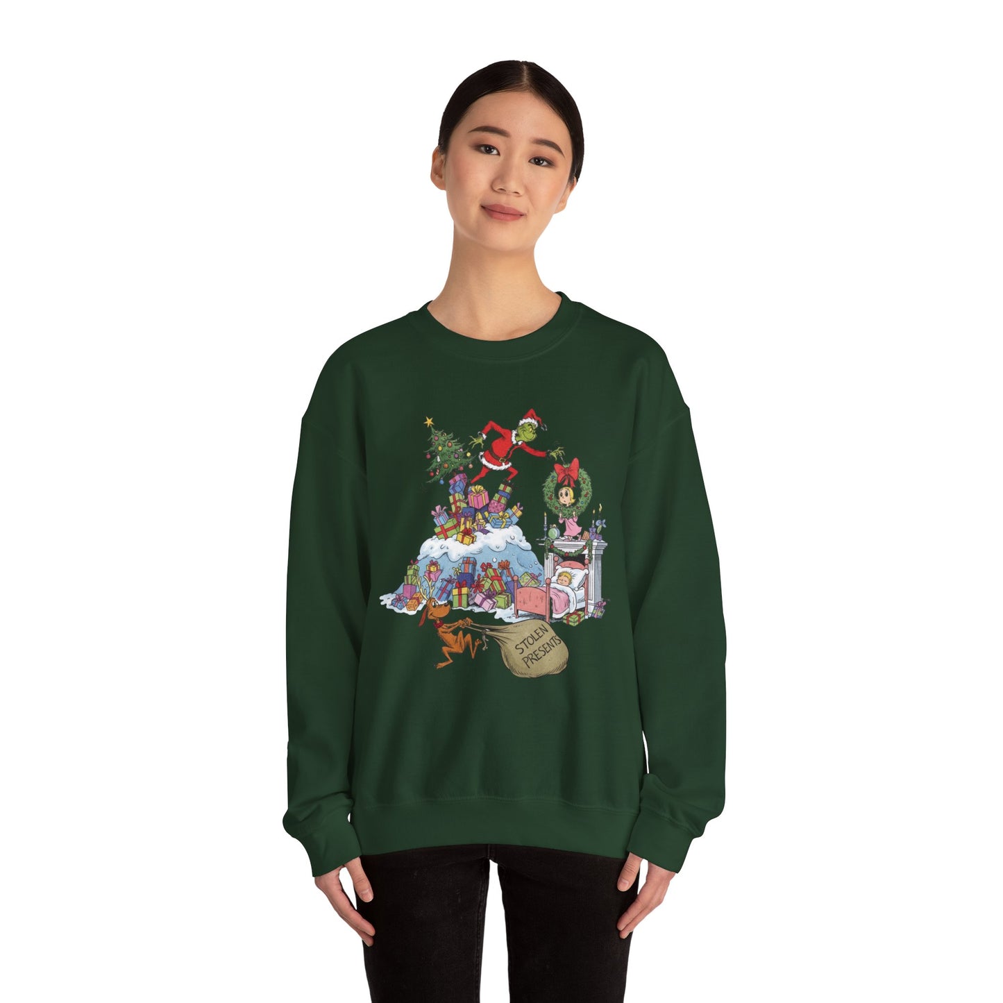 Grinch Presents Unisex Heavy Blend™ Crewneck Sweatshirt