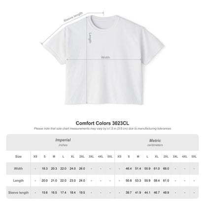 Floral  P Women's Boxy Tee