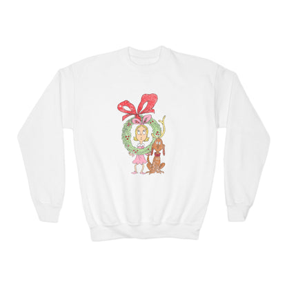 Cindy Lou Youth Crewneck Sweatshirt