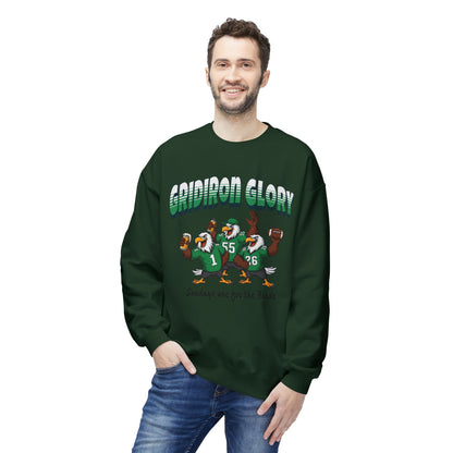 Gridiron Unisex Midweight Softstyle Fleece Crewneck Sweatshirt