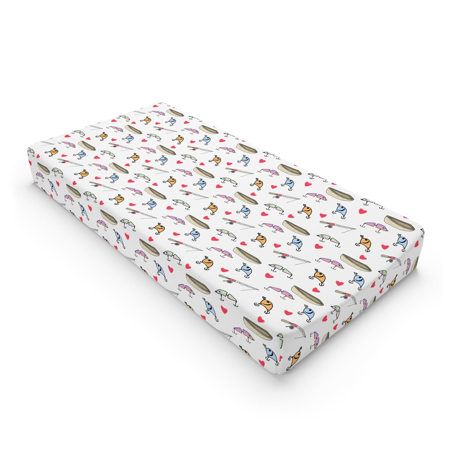 Fishing Lure Baby Changing Pad Cover