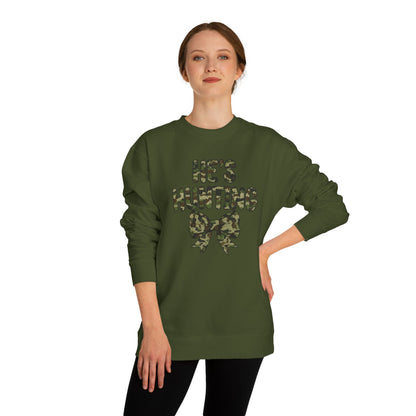 He's Hunting Faux Knit Sweatshirt