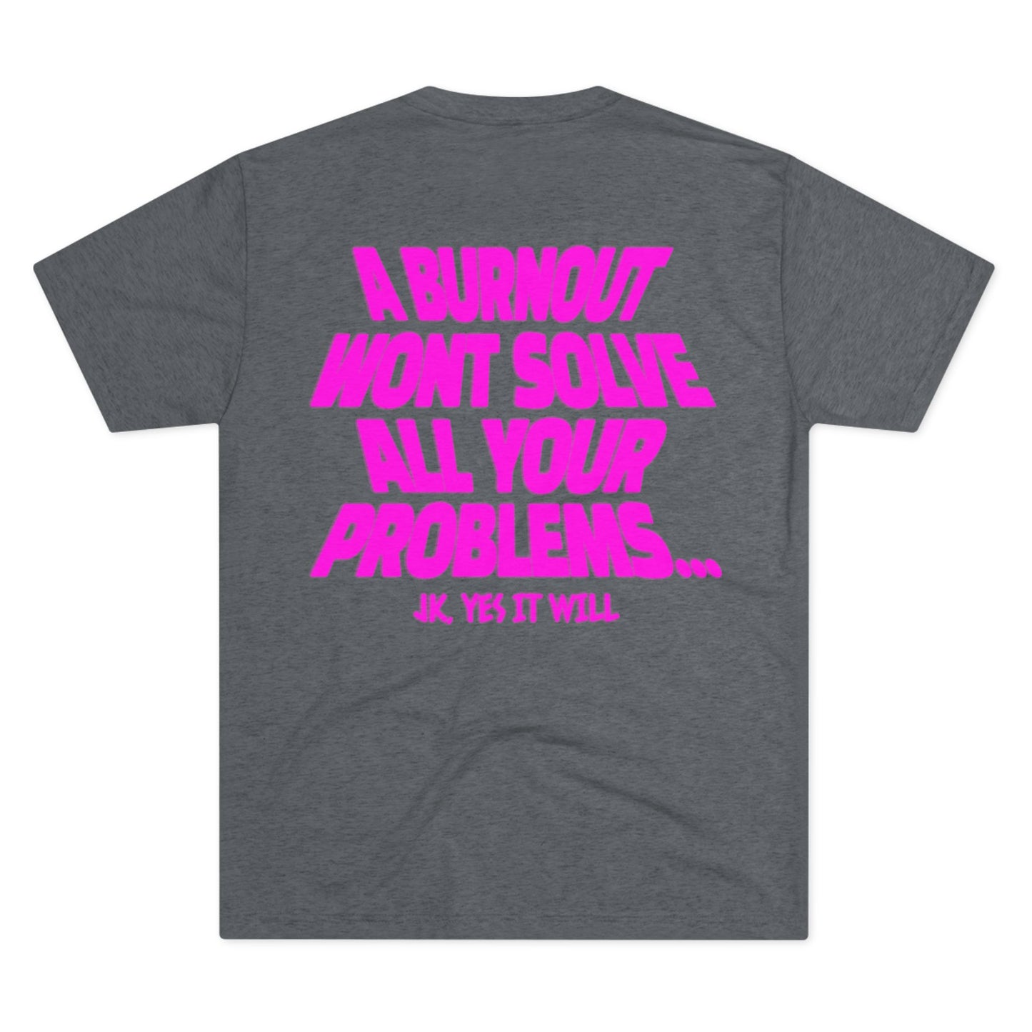 Burnout Tee Magenta