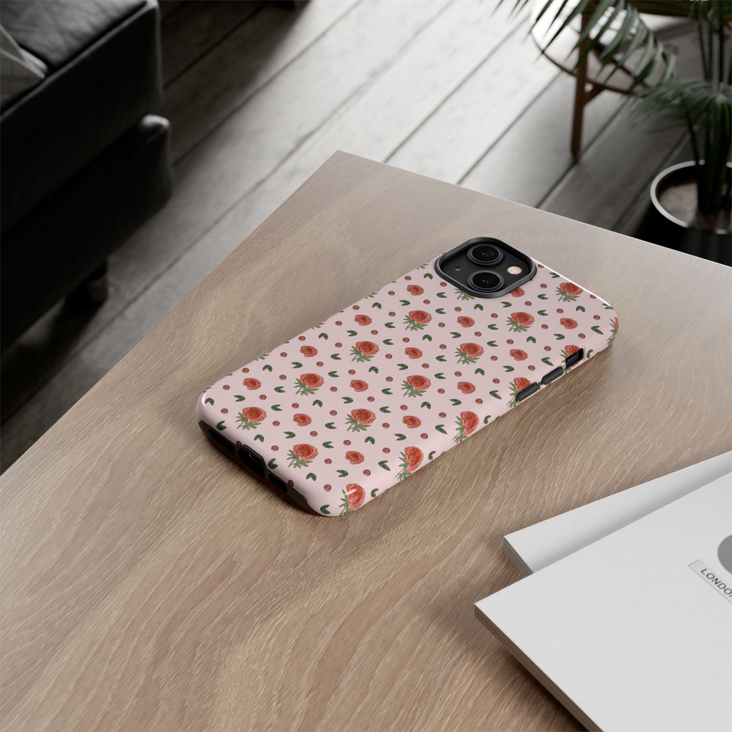 Peony Collage Phone Case