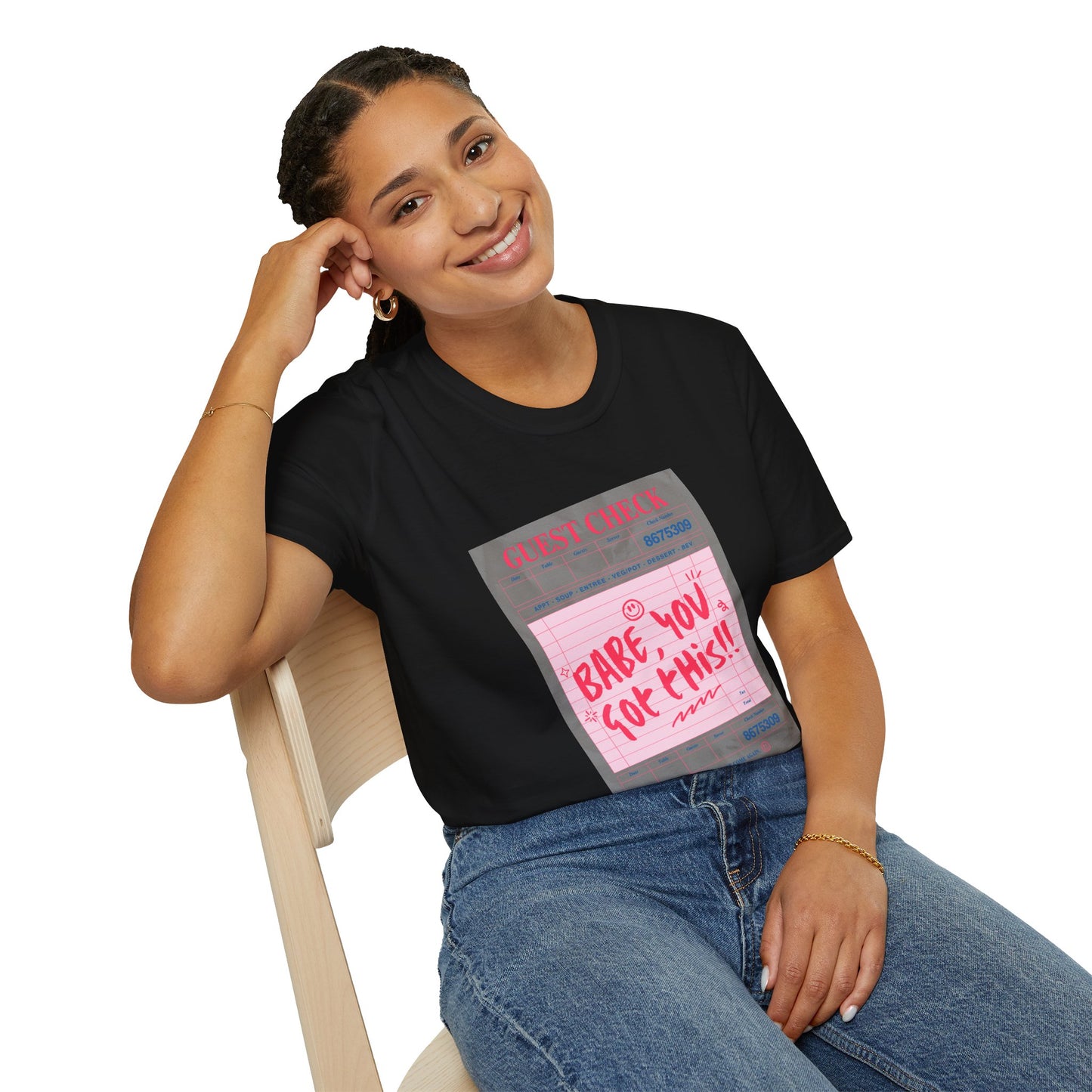 You Got This Babe Diner Check T-Shirt