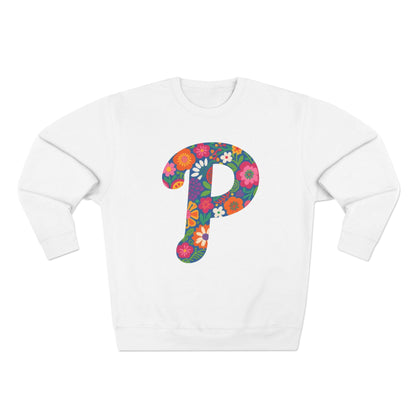 Floral  P Crewneck Sweatshirt