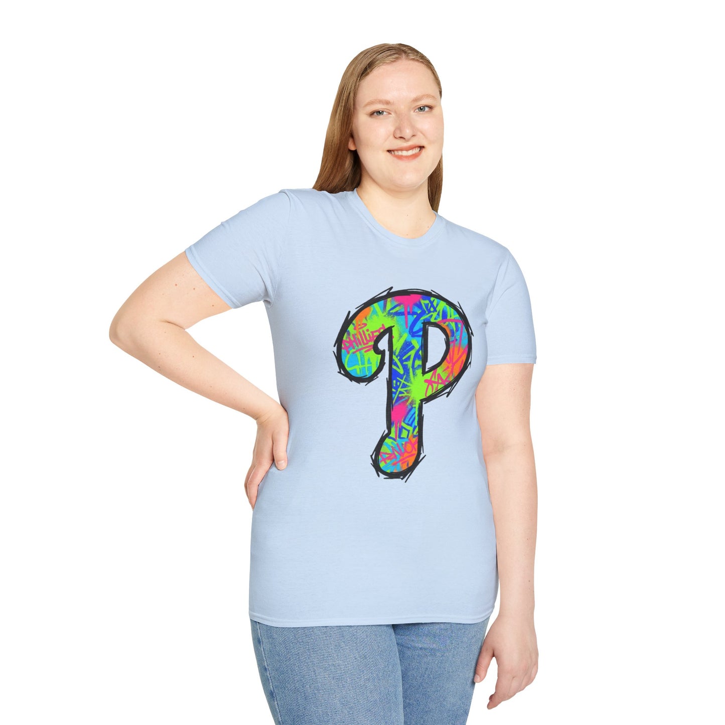 80s Funky 'P' Retro T-Shirt
