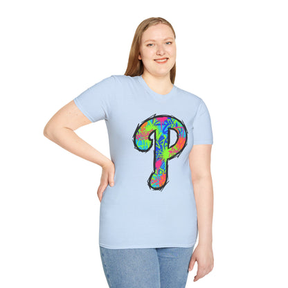 80s Funky 'P' Retro T-Shirt