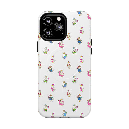 Cute Goose Summer Pattern Tough Magnetic Case