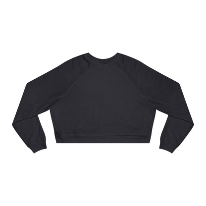 PHILLY Diagonal Kelly Green Women's Cropped Fleece Pullover