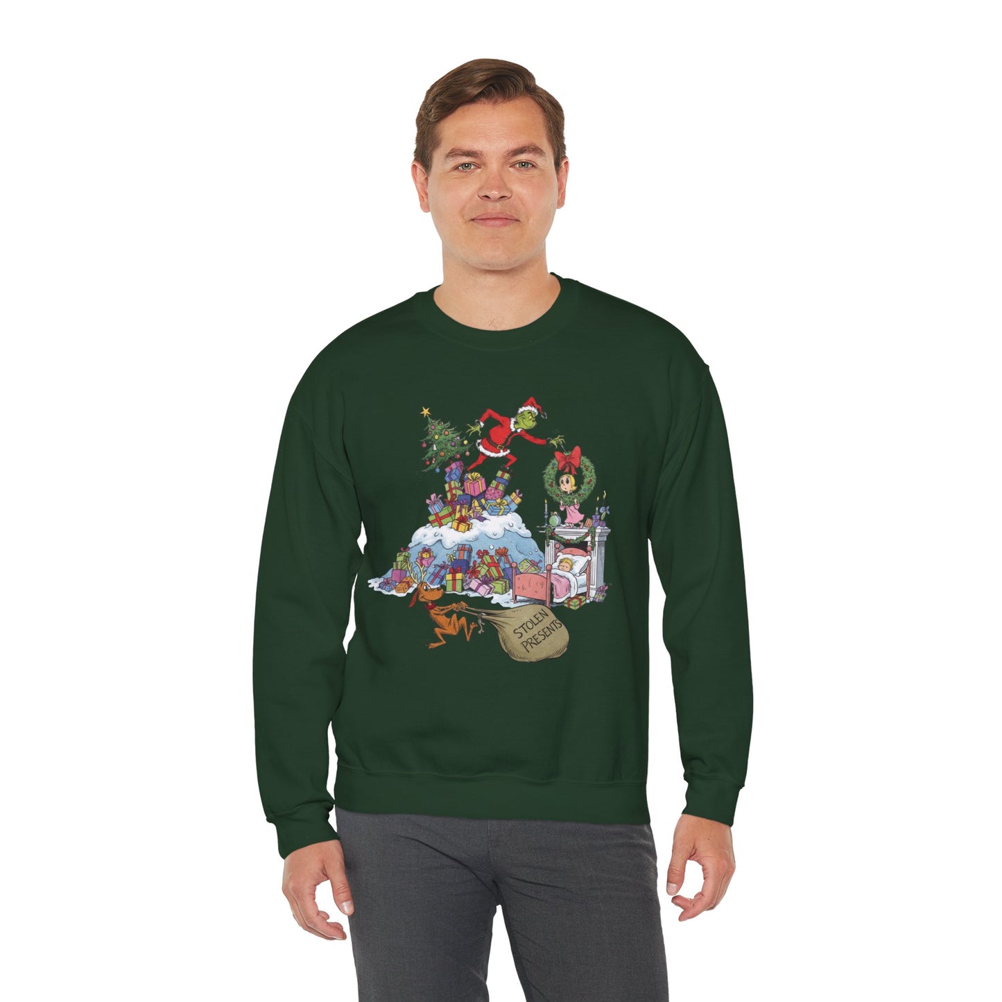 Grinch Presents Unisex Heavy Blend™ Crewneck Sweatshirt
