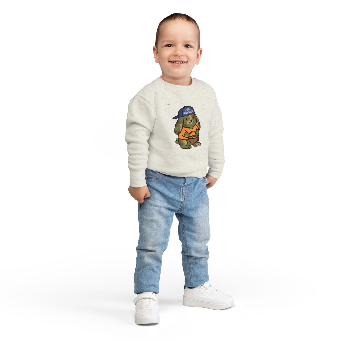 Camo Easter Bunny Toddler Sweatshirt