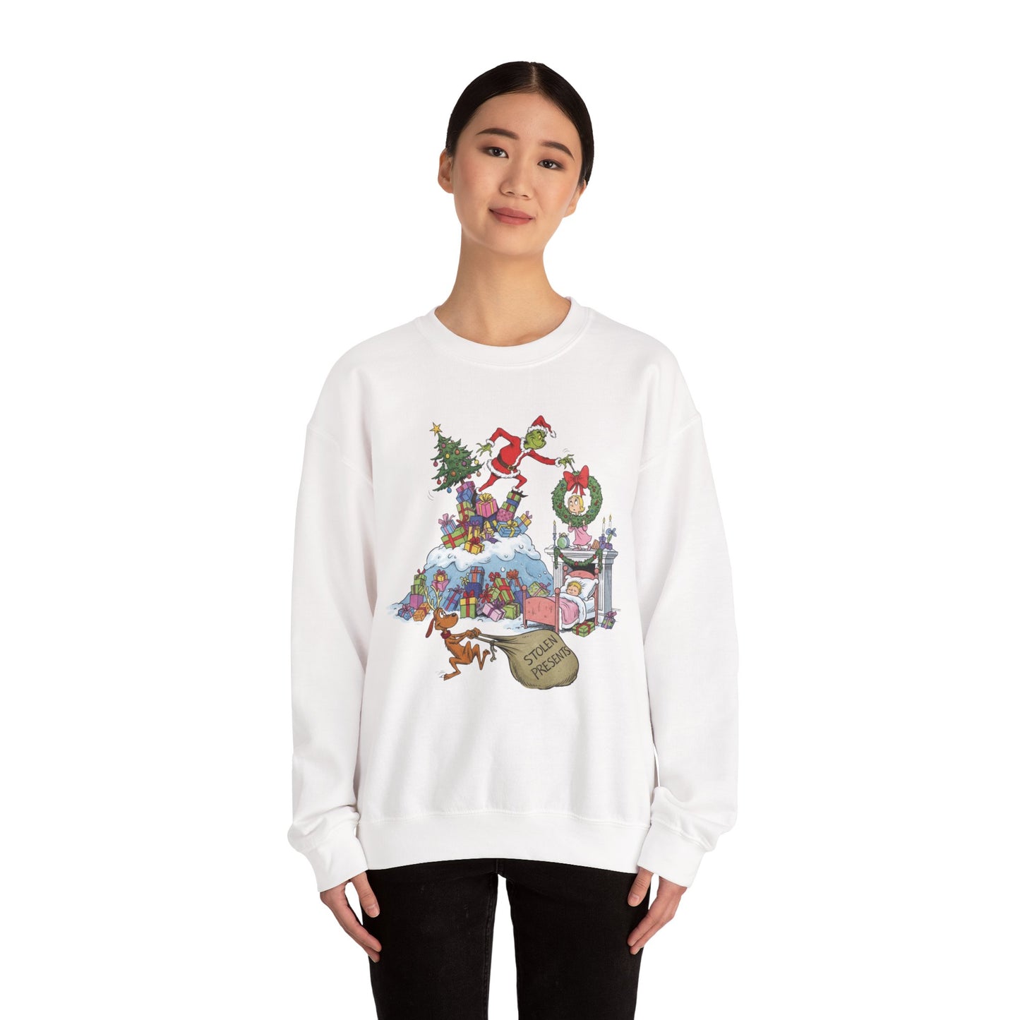 Grinch Presents Unisex Heavy Blend™ Crewneck Sweatshirt