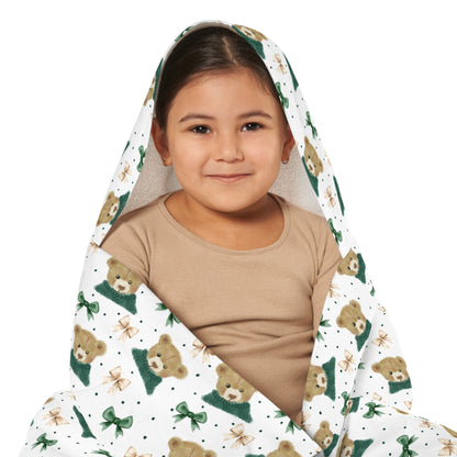 Teddy Bear Youth Hooded Towel