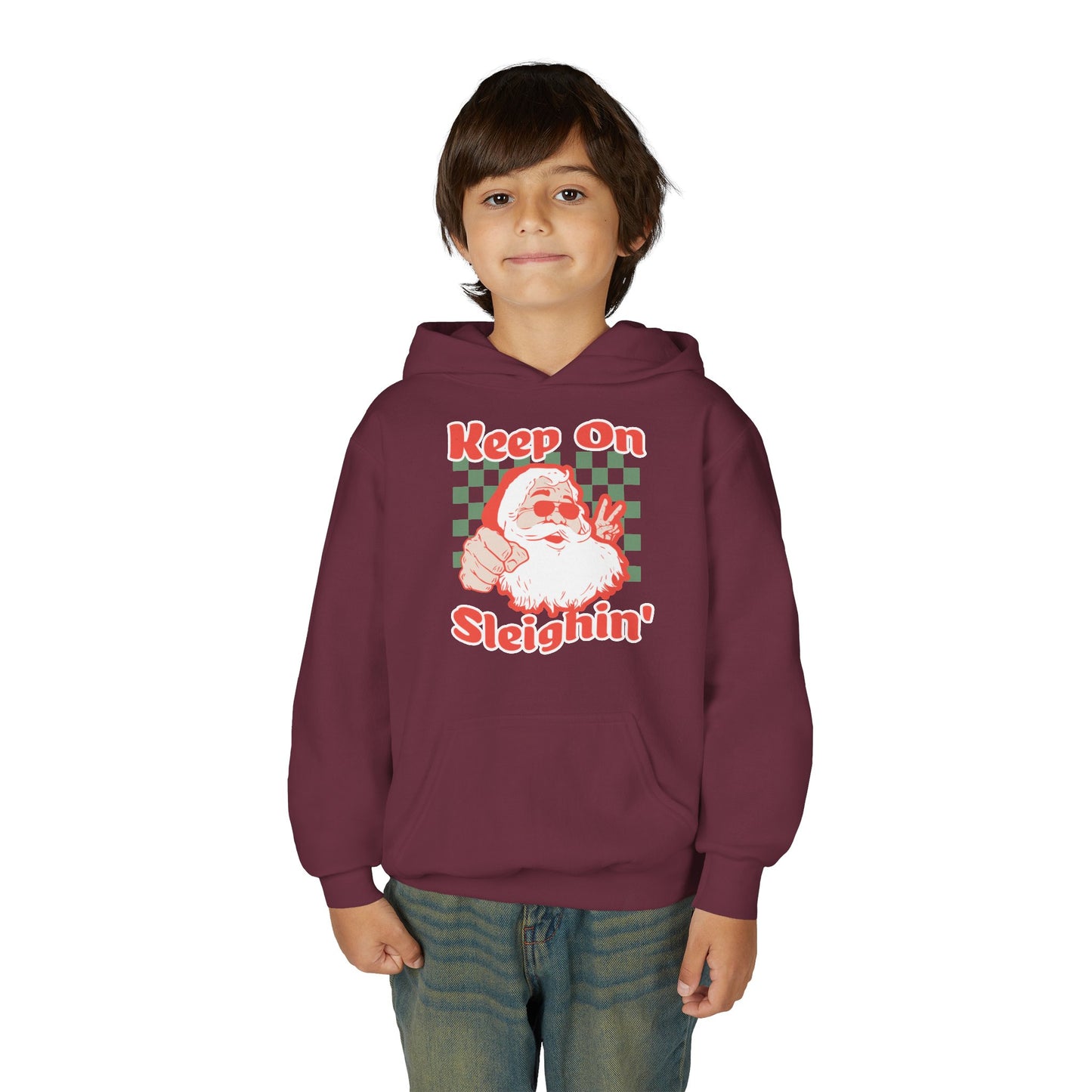 Youth Sleighin' Hooded Sweatshirt