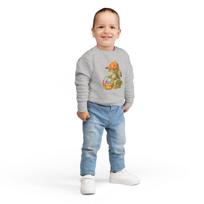 Watercolor Camo "Egg Hunter" Toddler Sweatshirt