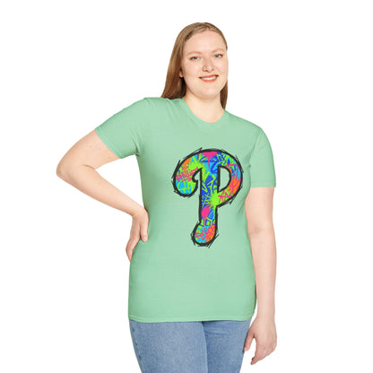80s Funky 'P' Retro T-Shirt