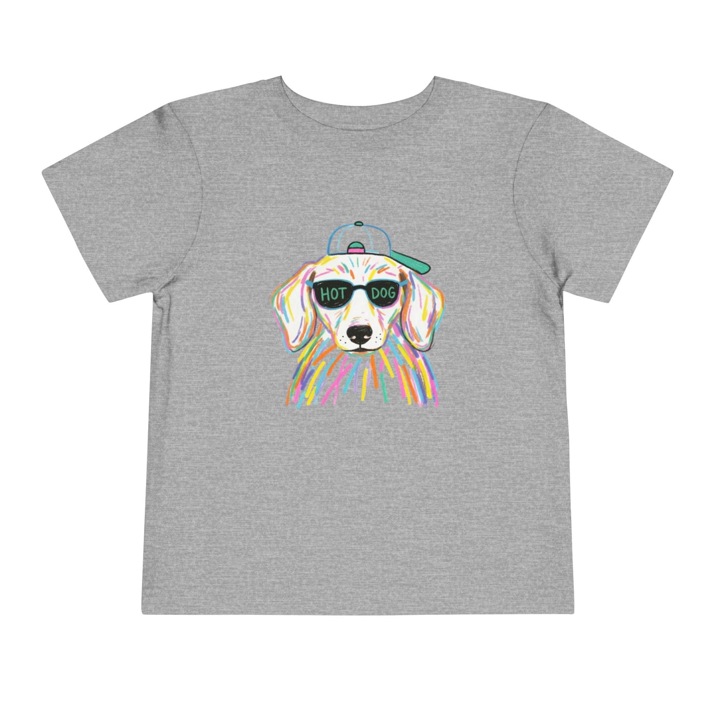 Hot Dog Toddler Short Sleeve Tee