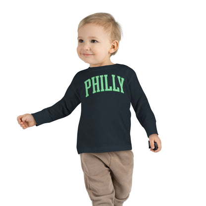 PHILLY Seersucker Toddler Long Sleeve Tee