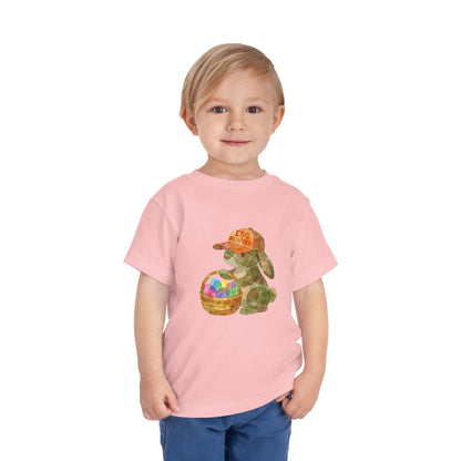 Camo Easter Bunny "Egg Hunter" Toddler Tee