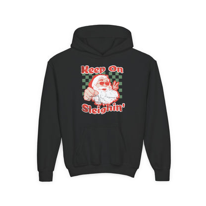 Youth Sleighin' Hooded Sweatshirt