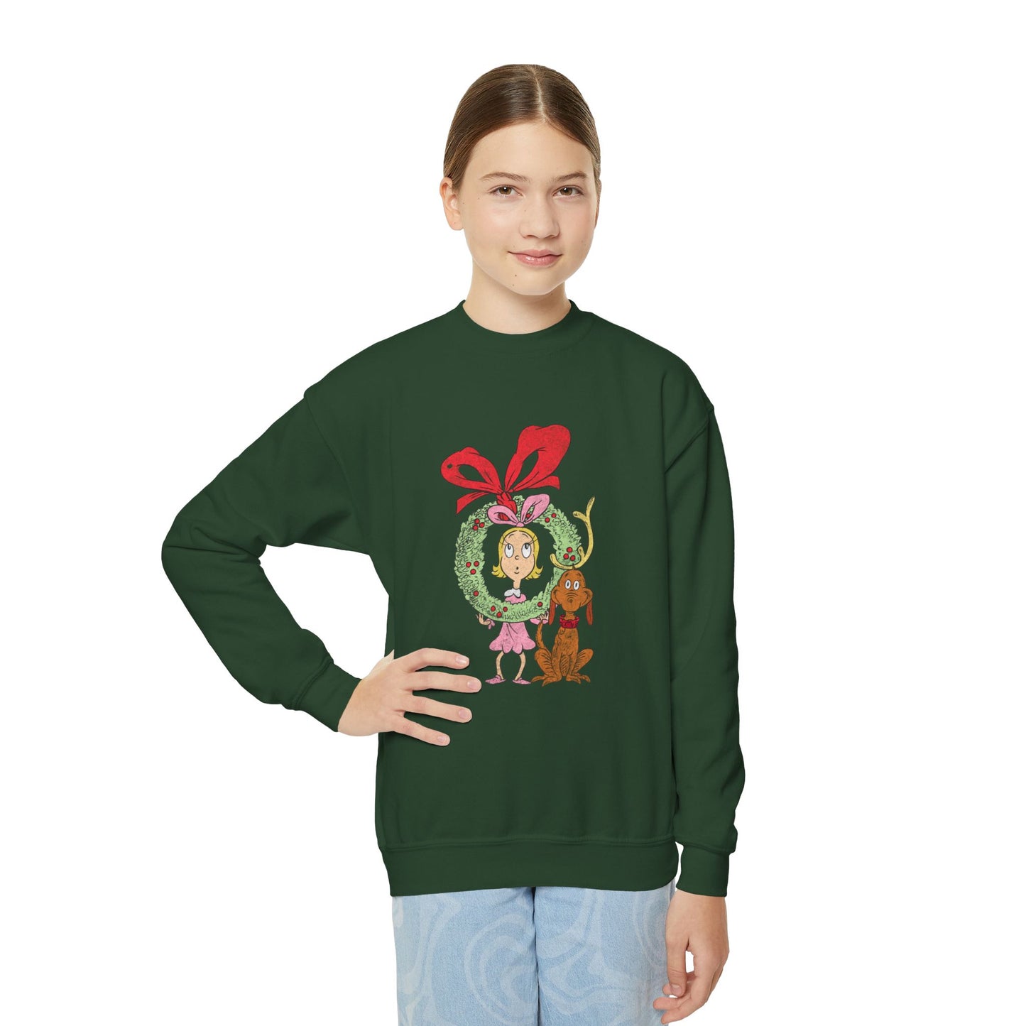 Cindy Lou Youth Crewneck Sweatshirt