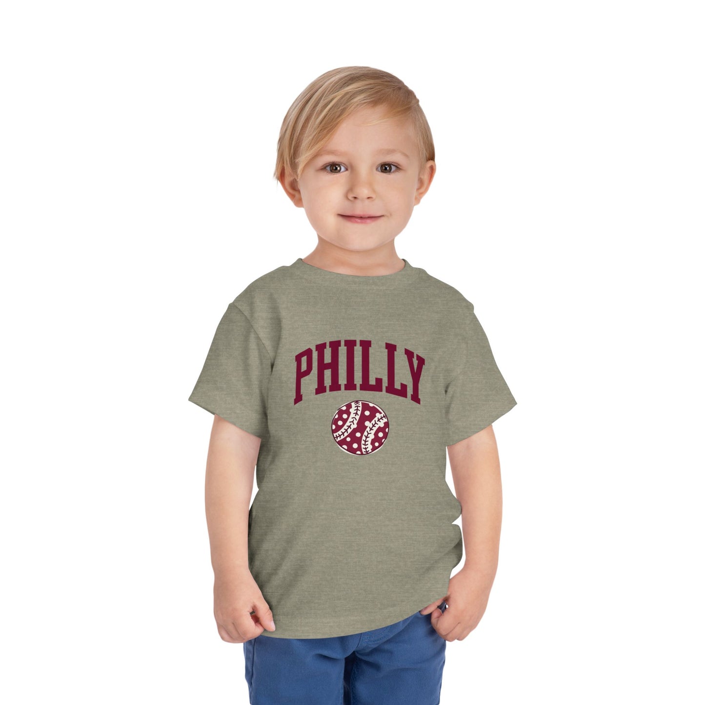 PHILLY Baseball Toddler Short Sleeve Tee