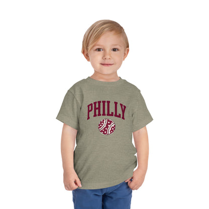 PHILLY Baseball Toddler Short Sleeve Tee