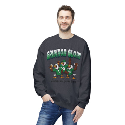 Gridiron Unisex Midweight Softstyle Fleece Crewneck Sweatshirt
