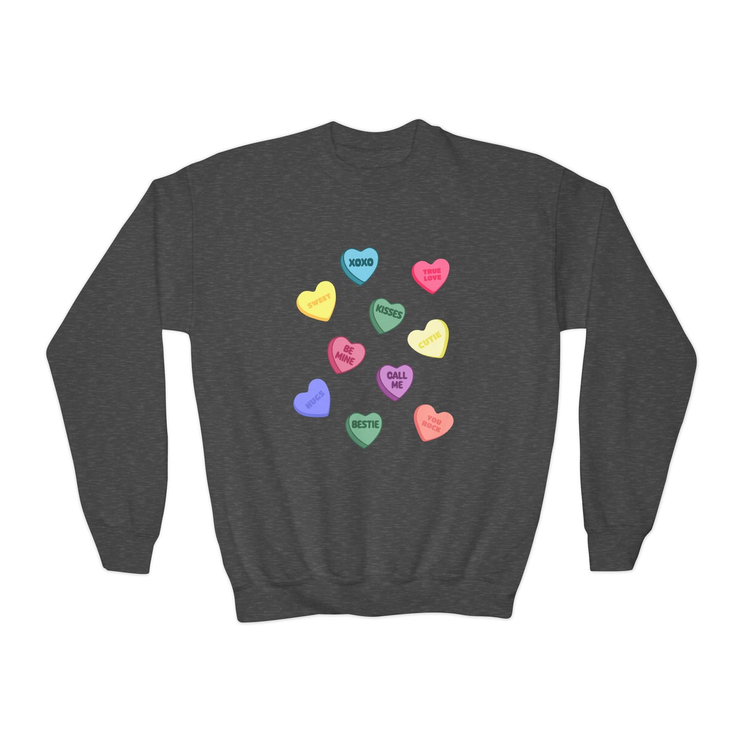 Candy Hearts Youth Sweatshirt