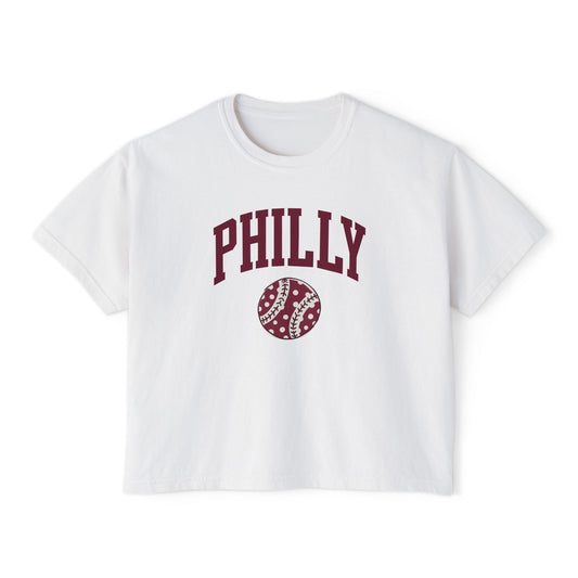 PHILLY Baseball Women's Boxy Tee