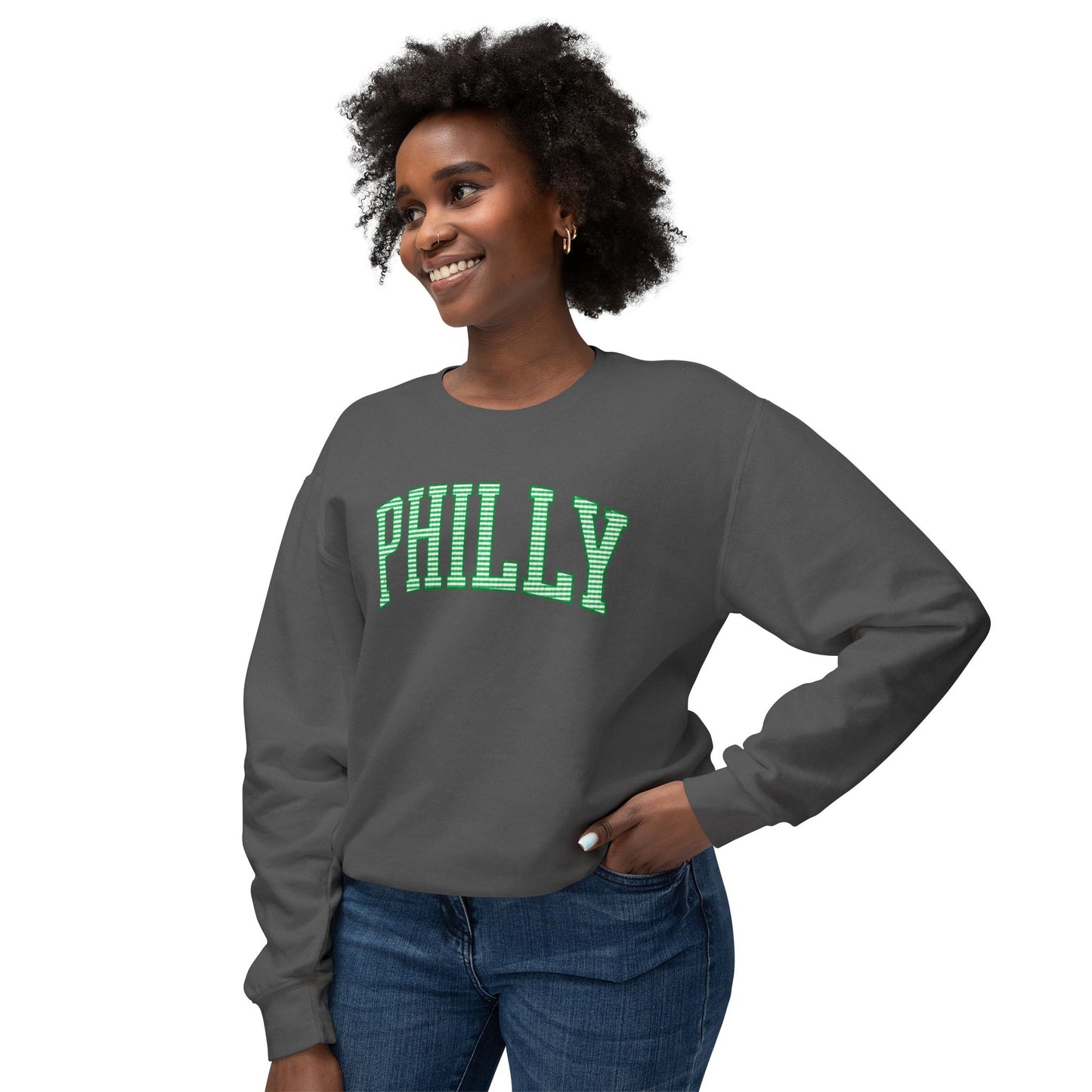 Philly Seersucker Crewneck Sweatshirt