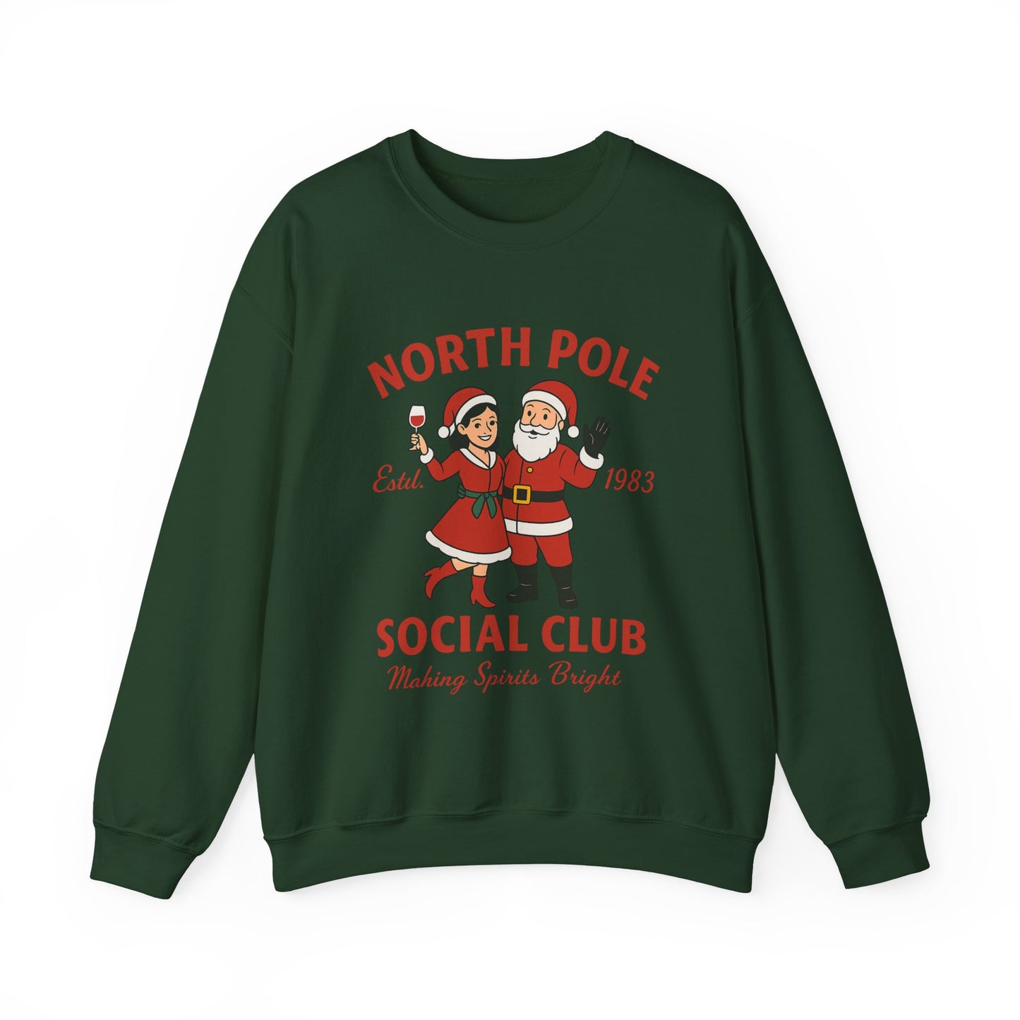 Santa Social Sweatshirt