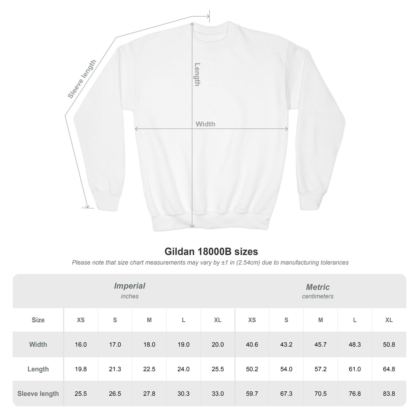 PHILLY Baseball Youth Crewneck Sweatshirt