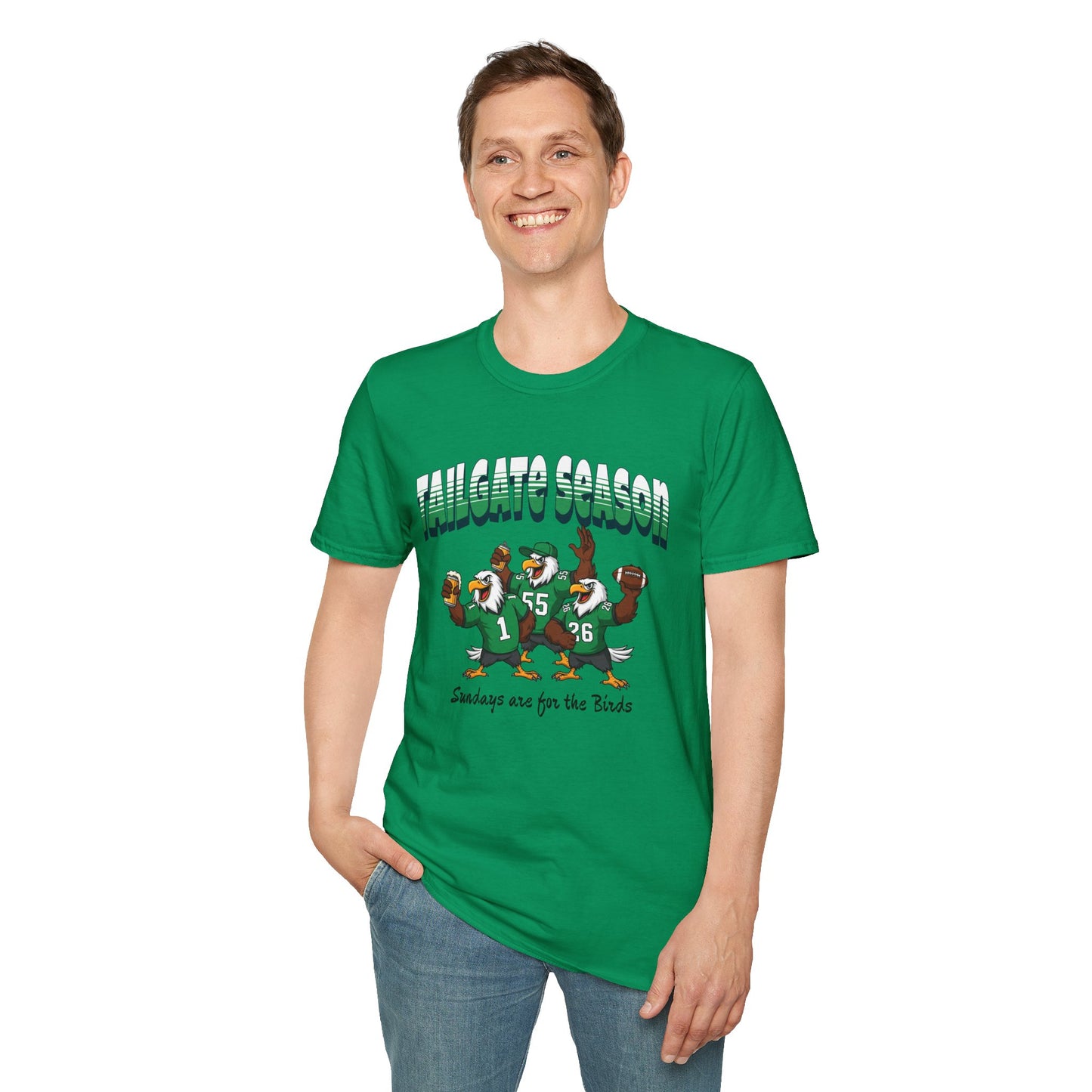 Birds Tailgate Unisex Softstyle T-Shirt