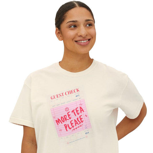 More Tea Please Boxy Tee
