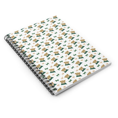Teddy Bear Spiral Notebook - Ruled Line