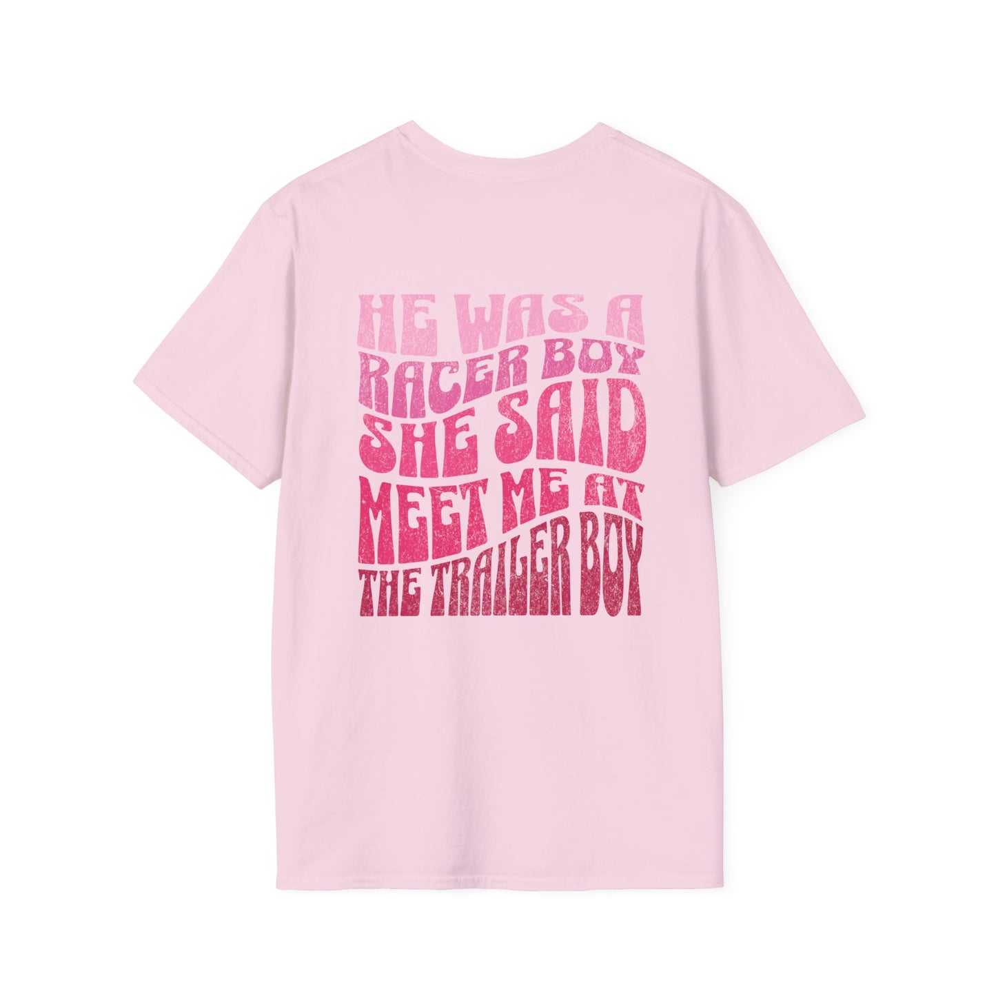 Racer Boy Pink T-Shirt