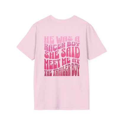Racer Boy Pink T-Shirt